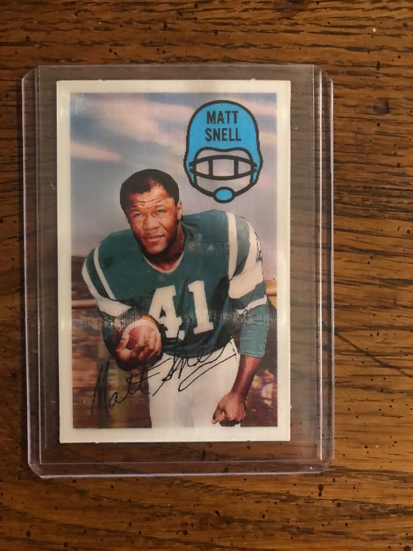 Matt Snell 1970 Kelloggs Football Card (042)
