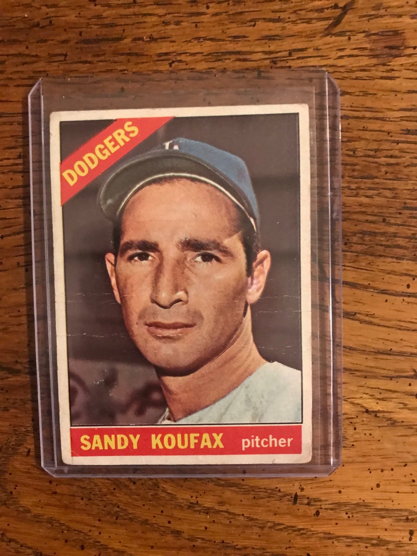 Sandy Koufax 1966 Topps Baseball Card (032)