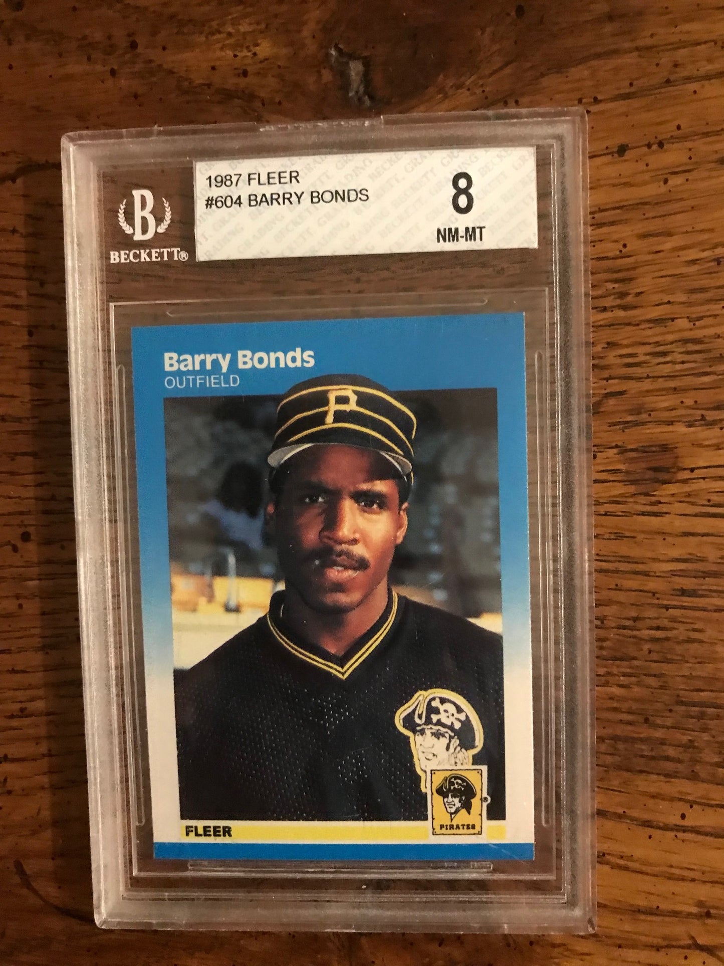 Barry Bonds 1987 Fleer Baseball Cards Beckett 8 (2011)