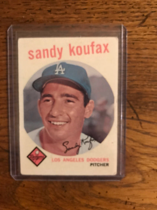 Sandy Koufax 1959 Topps Baseball Card (034)