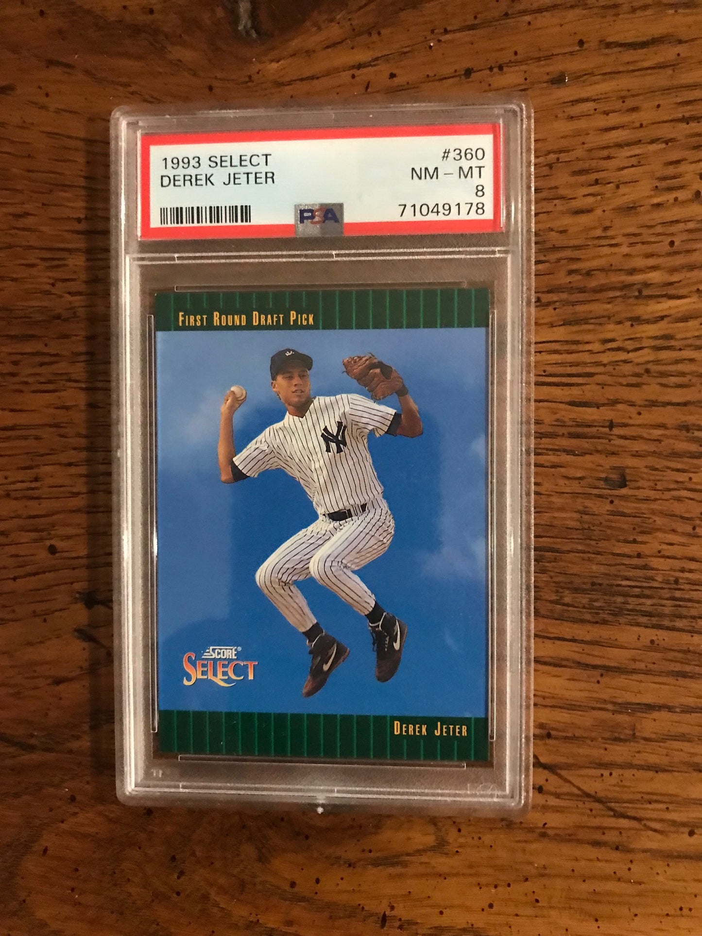 Derek Jeter 1993 Score Select PSA 8 (2012)