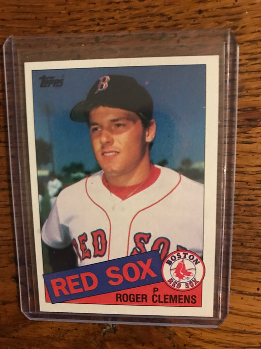 Roger Clemens Rookie 1985 Topps Baseball Card (234)