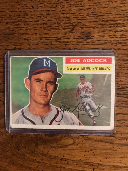 Joe Adcock 1956 Topps Baseball Card (012)