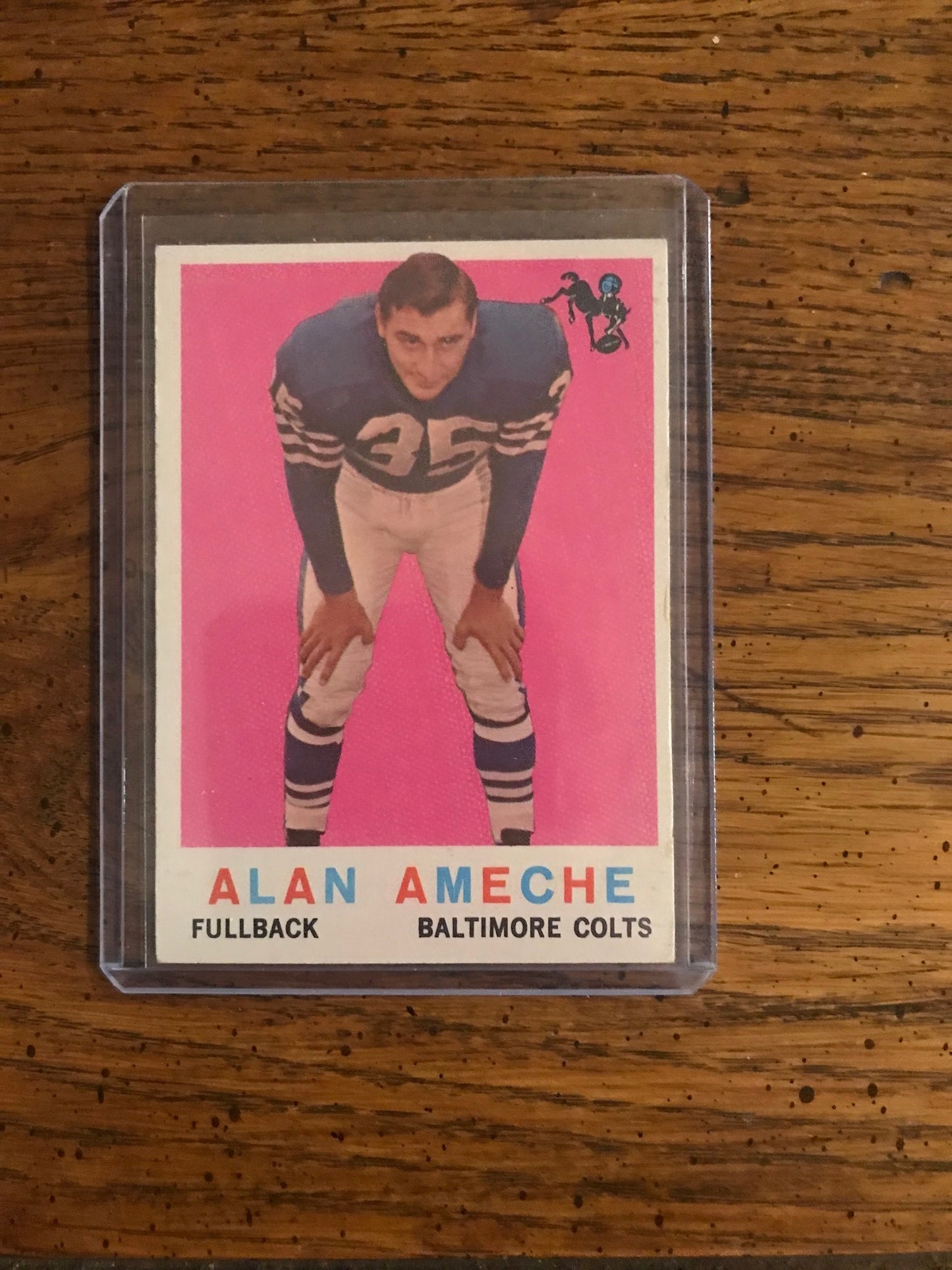 Alan Ameche 1959 Topps Football Card (041)