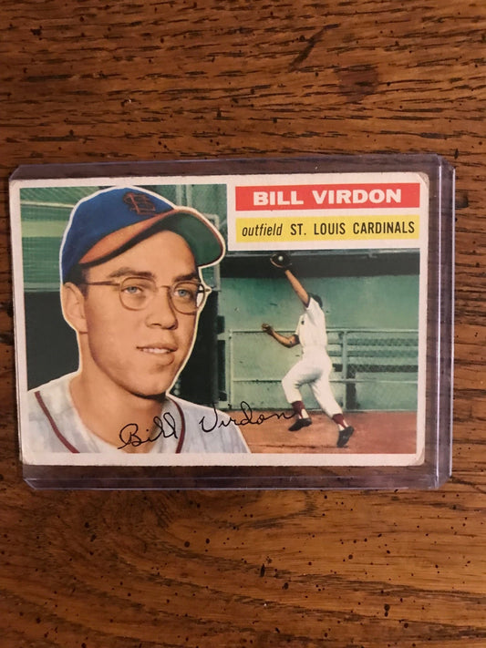 Bill Virdon 1956 Topps Baseball Card (013)