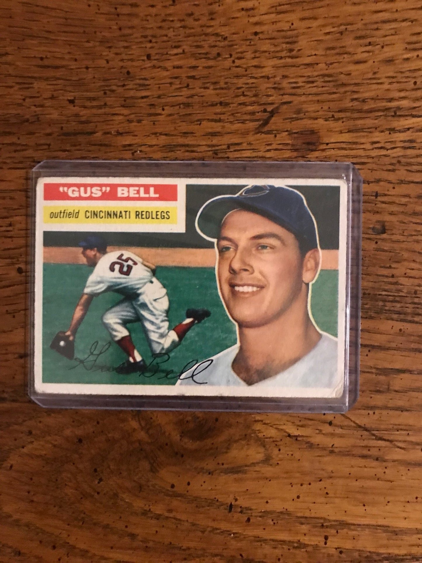 Gus Bell 1956 Topps Baseball Card (014)