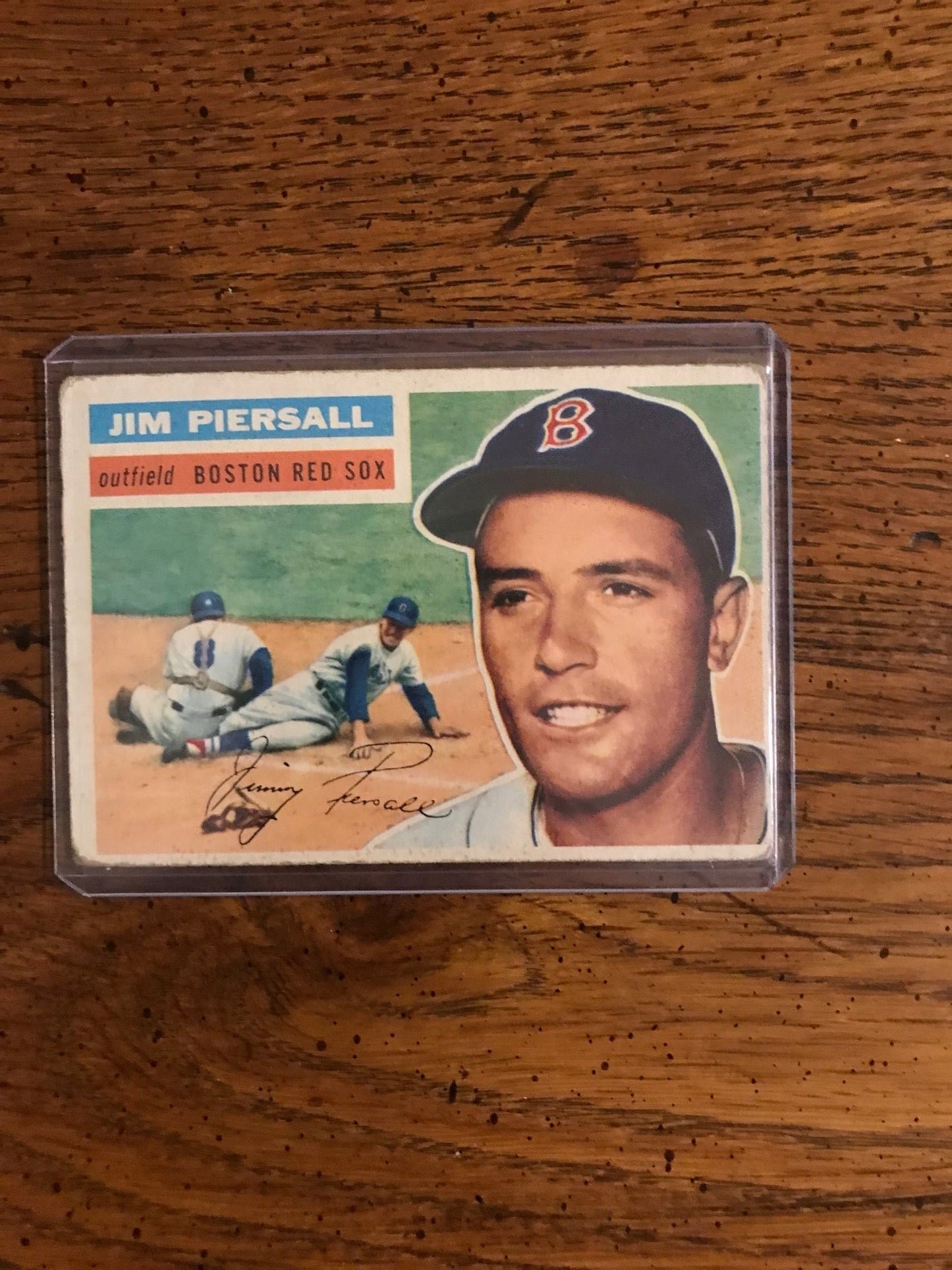 Jim Piersall 1956 Topps Baseball Card (015)