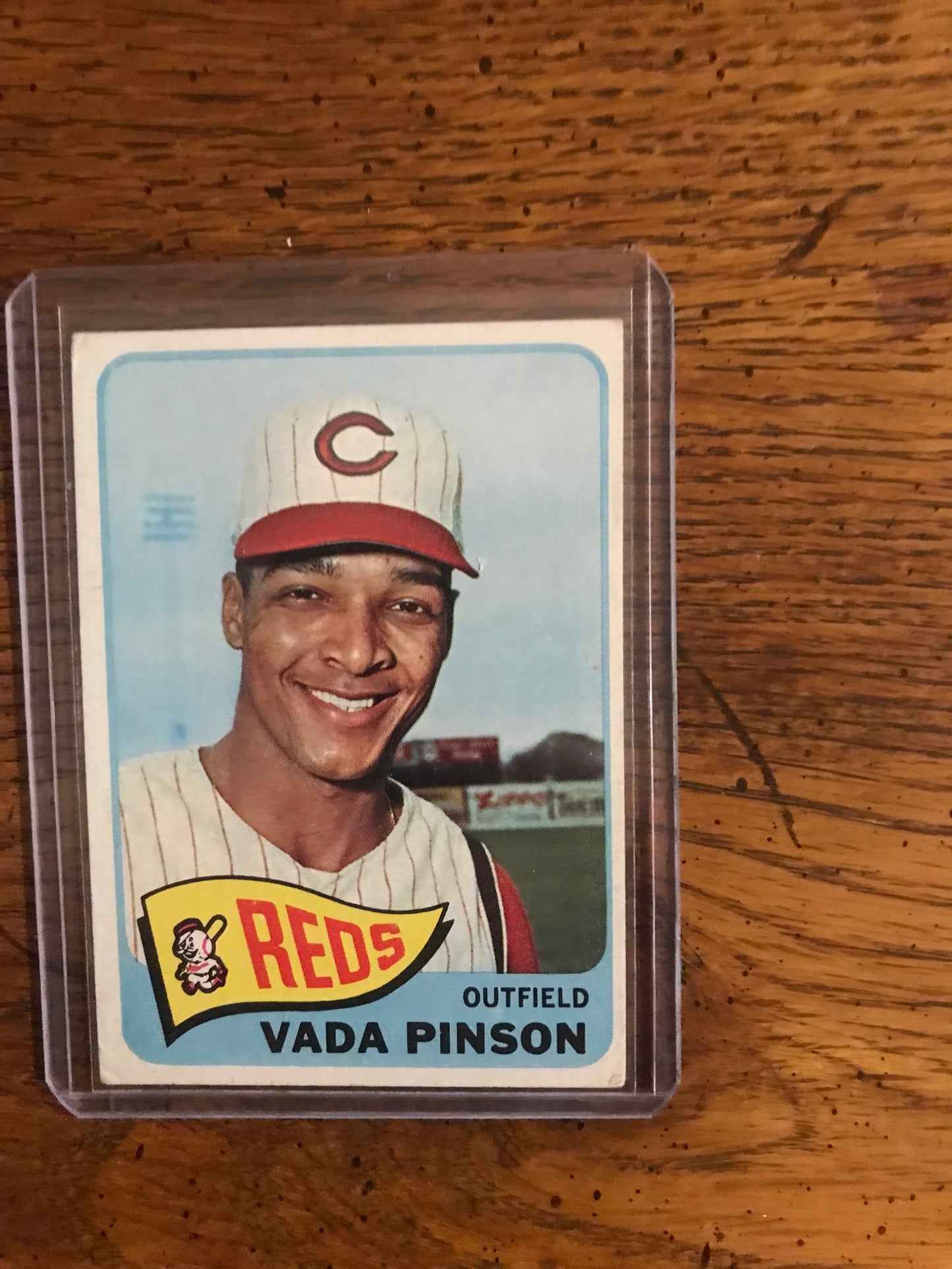 Vada Pinson 1965 Topps Baseball Card (017)