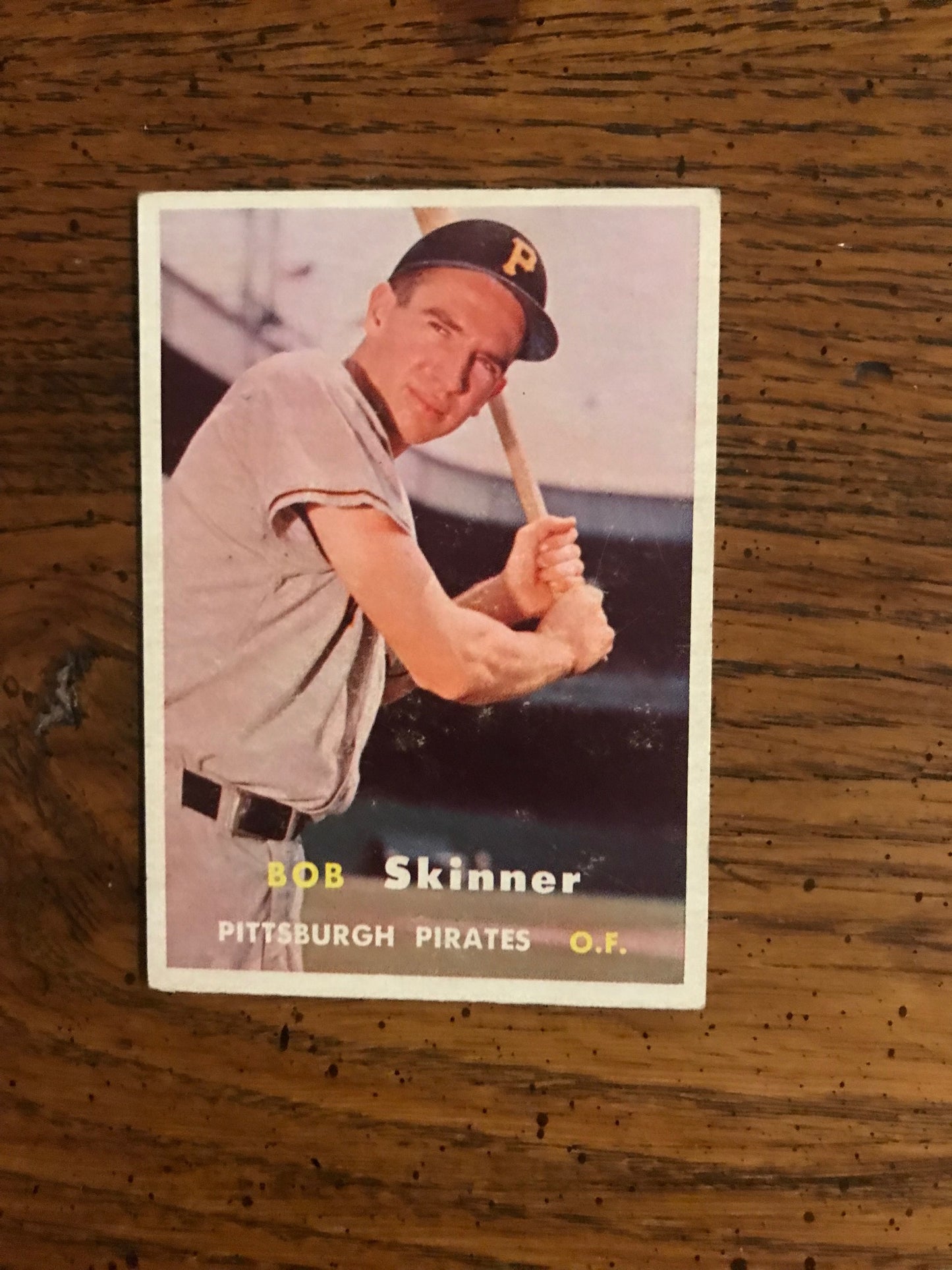 Bob Skinner 1957 Topps Baseball card (004)