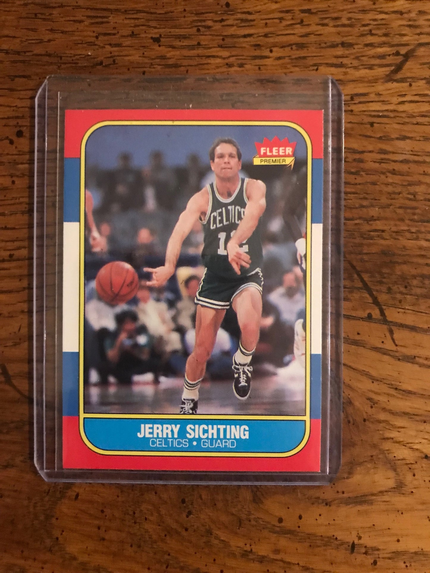 Jerry Sichting 1986 Fleer Basketball Card (028)