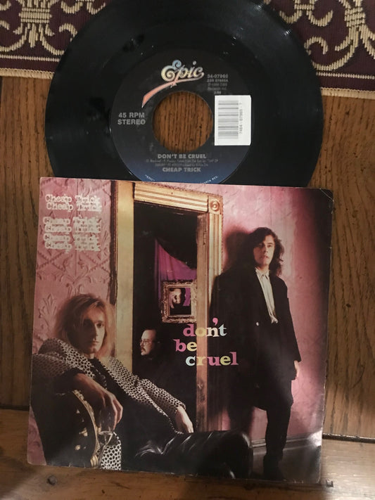 Cheap Trick 45 With Picture Sleeve Don't Be Cruel/I Know What I Want (B2)